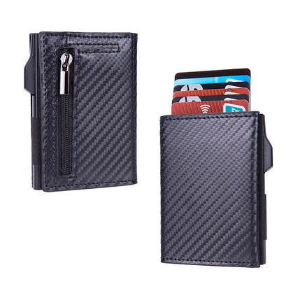 SlideSmart™️ Slim Wallet met Automatische Pop-Up Kaarthouder