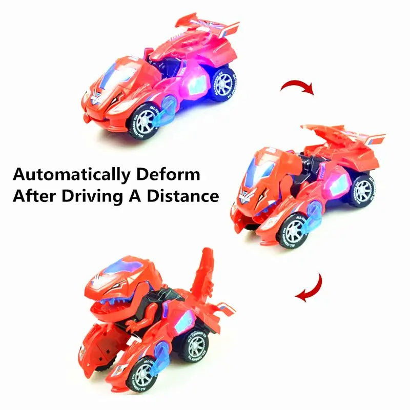 DynoShift LED Dino Transformer Auto 🦖🚗