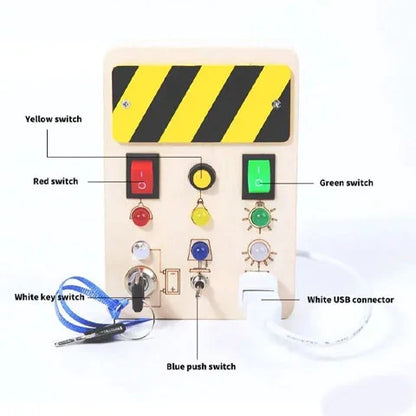 FlexiSwitch™ Wooden Busy Board Switch Control