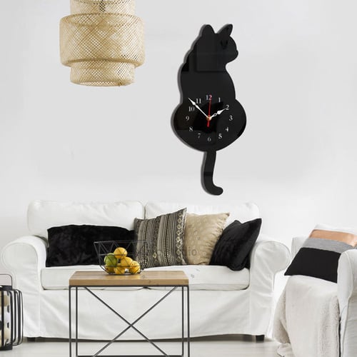 Noordse Kattenstaart Wandklok 😻🕰️