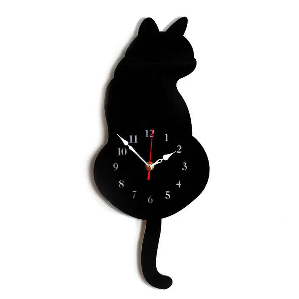 Noordse Kattenstaart Wandklok 😻🕰️