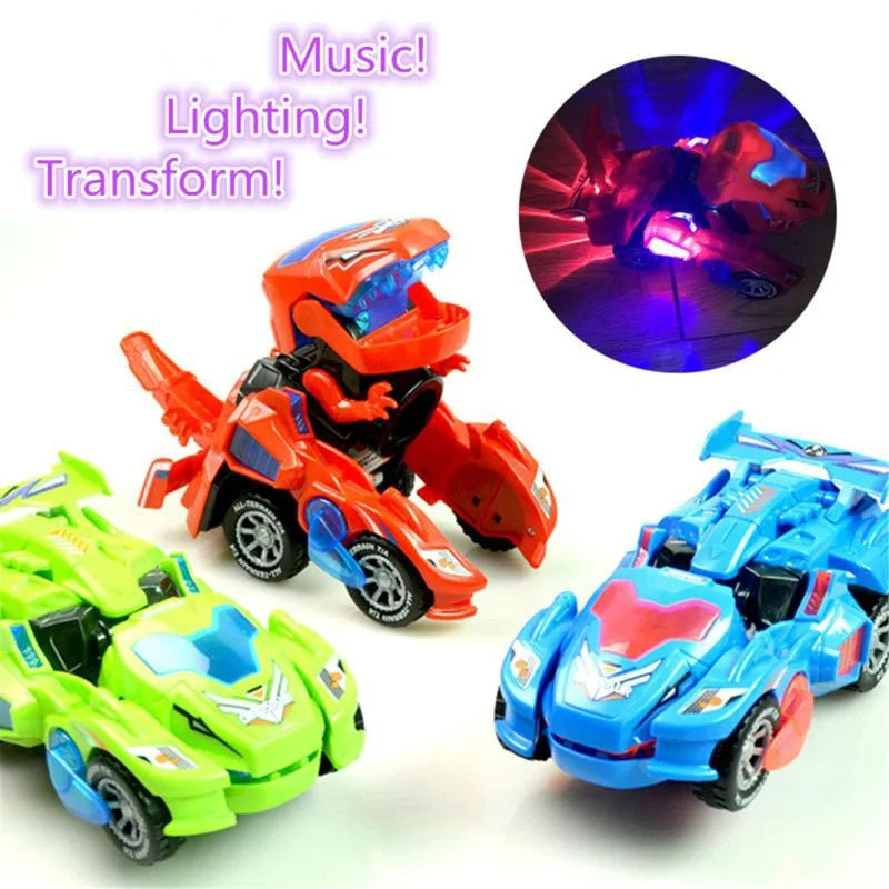 DynoShift LED Dino Transformer Auto 🦖🚗