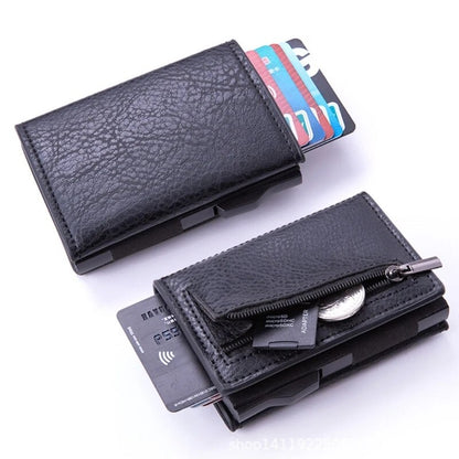 SlideSmart™️ Slim Wallet met Automatische Pop-Up Kaarthouder